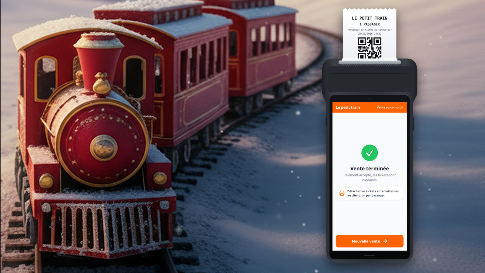 Impression des tickets sur un PAX A920Pro